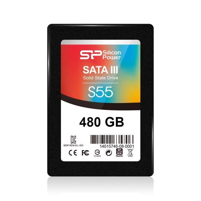 SILICON POWER SSD - SATAIII (TLC) - S55 - 480 GB - 7mm 2.5\