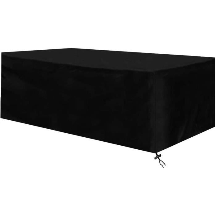 Housse Protection Meuble Jardin – Housse Table Ronde Ou Chaise, Anti-UV Anti-Poussière Imperméable, Toutes Tailles