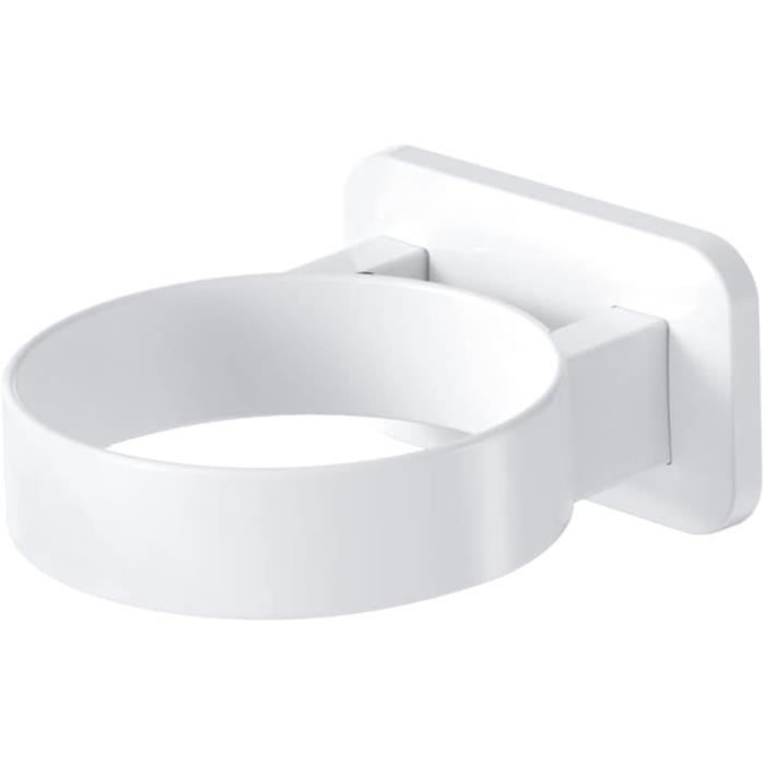 Support Mural Adhésif Sèche-Cheveux - Sans Perçage, Compatible Dyson, Rangement Salle De Bain Élégant FANXIYA