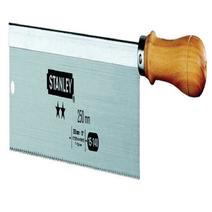 Scie à dos poignée bois - vue 7