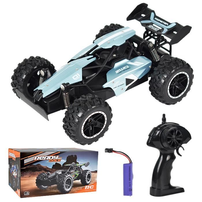 Voiture RC 1:18 35 Km/h – Drift 4WD, Phares LED, 2 Batteries, Pneus Drift Et Racing – Cadeau Dès 6 Ans