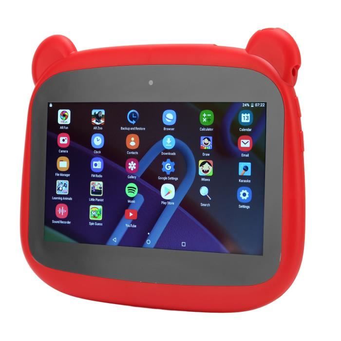 Tablette enfants 7 pouces, tablette tactile 4 core Android 10 32 Go WiFi Bluetooth avec logiciel