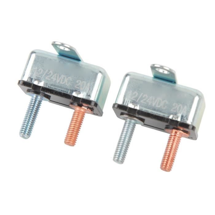Disjoncteur Automatique 12V/24V DC à Réinitialisation Manuelle – 30A – Protection Circuit Audio, Marin – Avec Cosses Et Gain Thermorétractable - 7