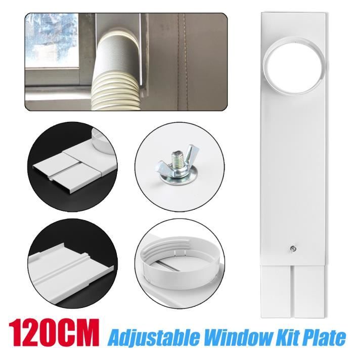 15 cm Adaptateur pour portable climatiseur US Blanc Fenêtre Slide Kit Plaque fenêtres