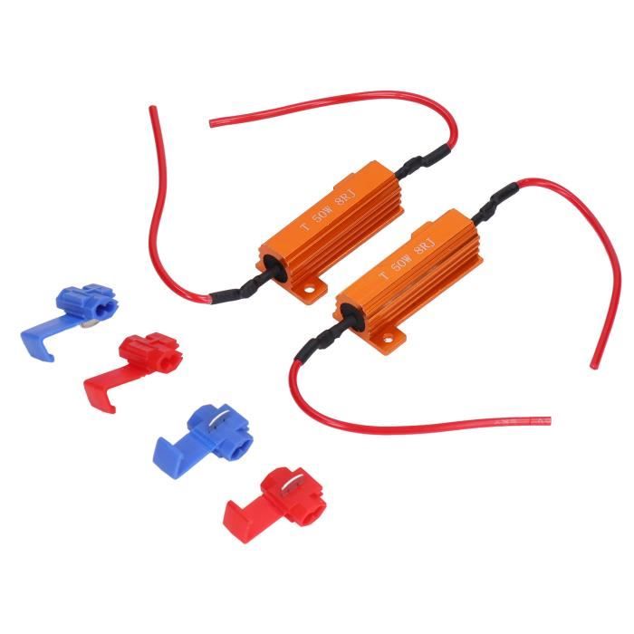 Résistances De Charge Fil – 0,1Ω à 10kΩ – Puissance 5W à 500W – Aluminium