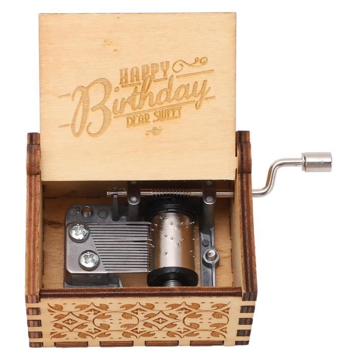 Boîte à Musique Vintage En Bois Sinzyo - Mélodie 'Once Upon A December' (Anastasia) - Cadeau Romantique Pour Noël, Anniversaire, Saint-Valentin