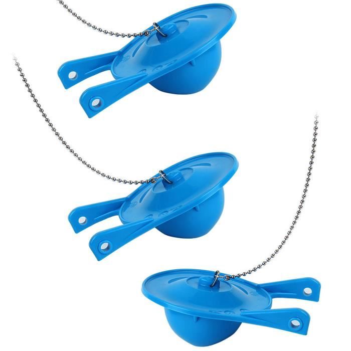 Lot De 2 Clapets De Toilette 2 Inch - Rabats De Réservoir Universels Avec Chaîne Inox - Économie D'Eau