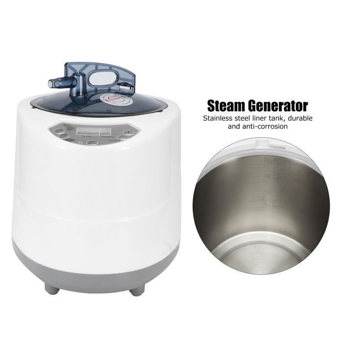 Générateur de vapeur portable pour sauna - Douche - Bain de vapeur - Avec minuterie - 900 W 220