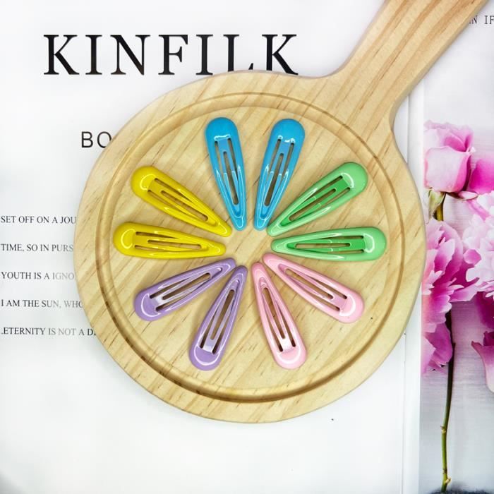 Pince Color PINCE - BARRETTE,Color-NO4-20PCS--Épingles à cheveux colorées mignonnes ...