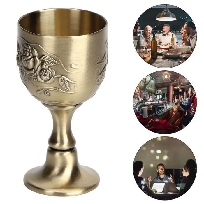 Coupe à vin cardinal décor estival * Prête à partir *
