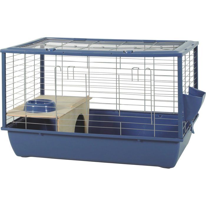 Comparer les prix de ZOLUX Cage grillagée cochon dinde et rongeur Néolife - 80 x 525 x 48 cm - Bleu