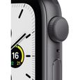 Apple Watch SE GPS 2021 - 40mm - Boitier Space Grey Aluminium - Bracelet Sport Midnight-1