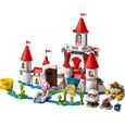 LEGO 71408 Super Mario Ensemble d’Extension Le Château de Peach, Jouet Château Fort, Figurine Bowser, Toadette, Enfant 8 Ans-1