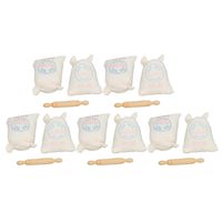 LEX sacs de farine de maison de poupée 5 pièces sac de farine miniature de maison de poupée