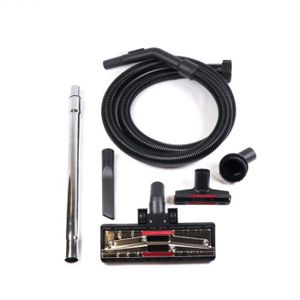 Eagles Lot de 2 rallonges de tuyau d'aspirateur de 32 mm en plastique pour aspirateur jusqu'à 86,4 cm (tuyau noir, lot de 2