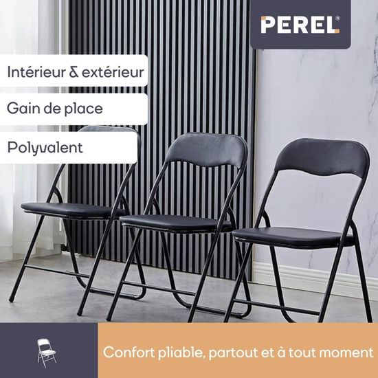 Chaise pliante blanche en résine - Direct Chairs