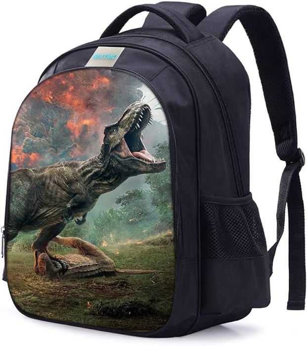SKYSPER Sac à dos léger Motif dinosaure 12 L Petit sac à dos de voyage pour l'école primaire