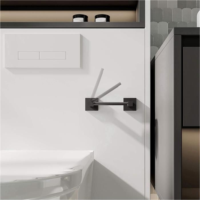 Porte-papier toilette pivotant Glow - PVD or brossé