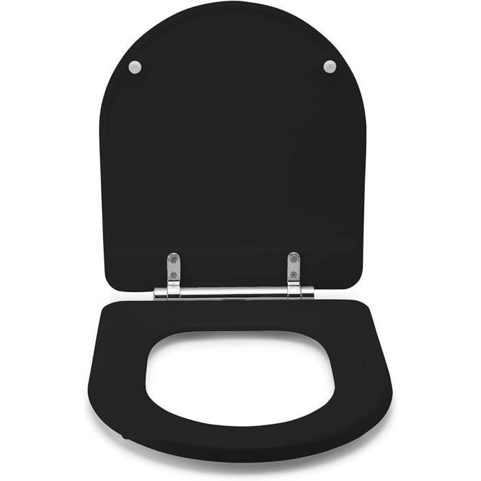 Abattant wc sales noir mat