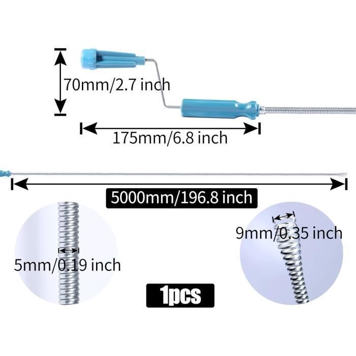 Tuyau Spiralé Pour Nettoyage D'arbre - 2 à 20 Mètres - Diamètre 9 Mm - KeyMet - Fabriqué En Allemagne