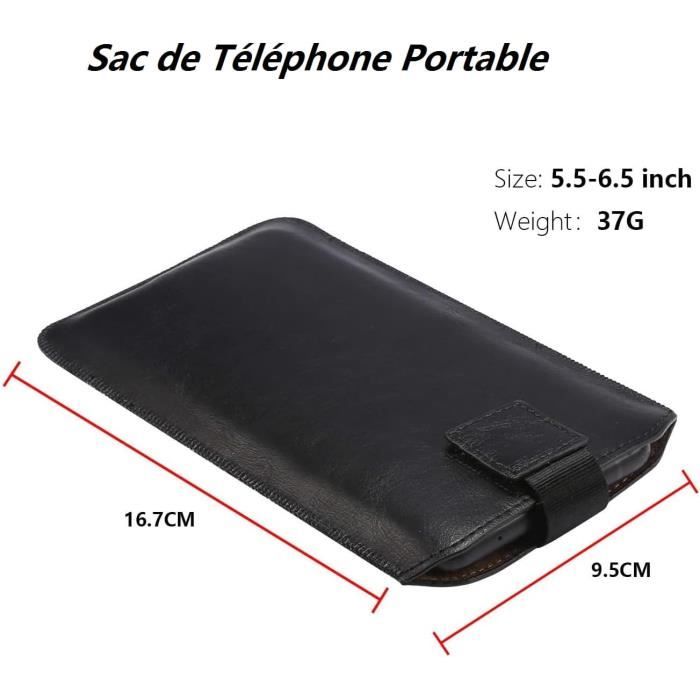 Sacoche Téléphone Randonnée 2 Pochettes Ceinture Telephone JSTHHTT