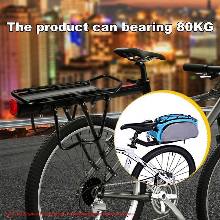 Porte Bagage Vélo Arrière, Réglable, Porte Bagage Vtt Arrière, Porte