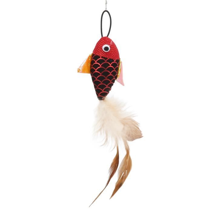 MiOYOOW Jouets En Plumes Pour Chat, Jouet Pour Chat Monté Sur La Tête