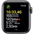 Apple Watch SE GPS 2021 - 40mm - Boitier Space Grey Aluminium - Bracelet Sport Midnight-2