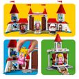 LEGO 71408 Super Mario Ensemble d’Extension Le Château de Peach, Jouet Château Fort, Figurine Bowser, Toadette, Enfant 8 Ans-2