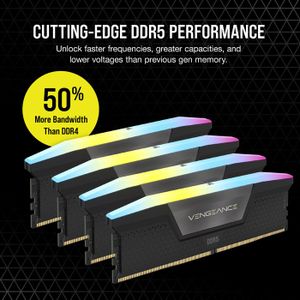Kit De Mémoire VENGEANCE RGB PRO 16 GO  2 X 8 GO  DDR4 DRAM 3 200 MHz C16 Blanc