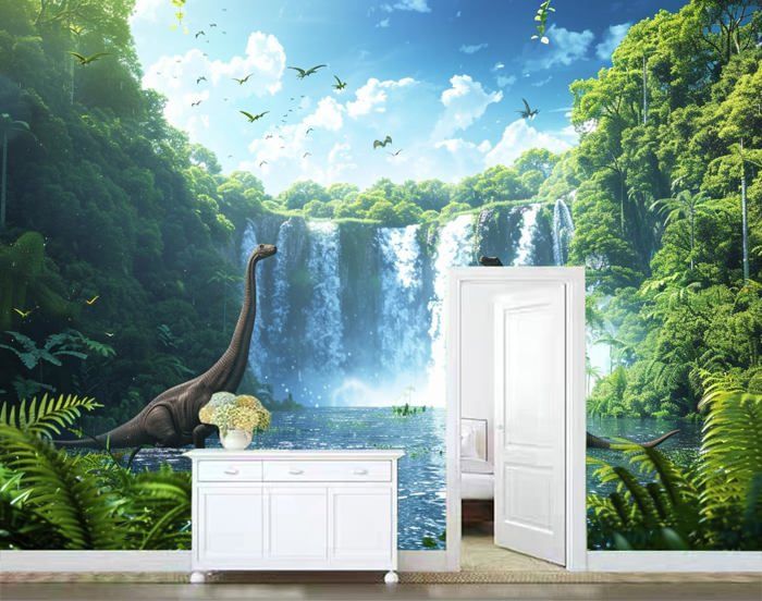 Papier Peint Mural 3D Ocean Wave KKER648 - Impression Murale Colorée