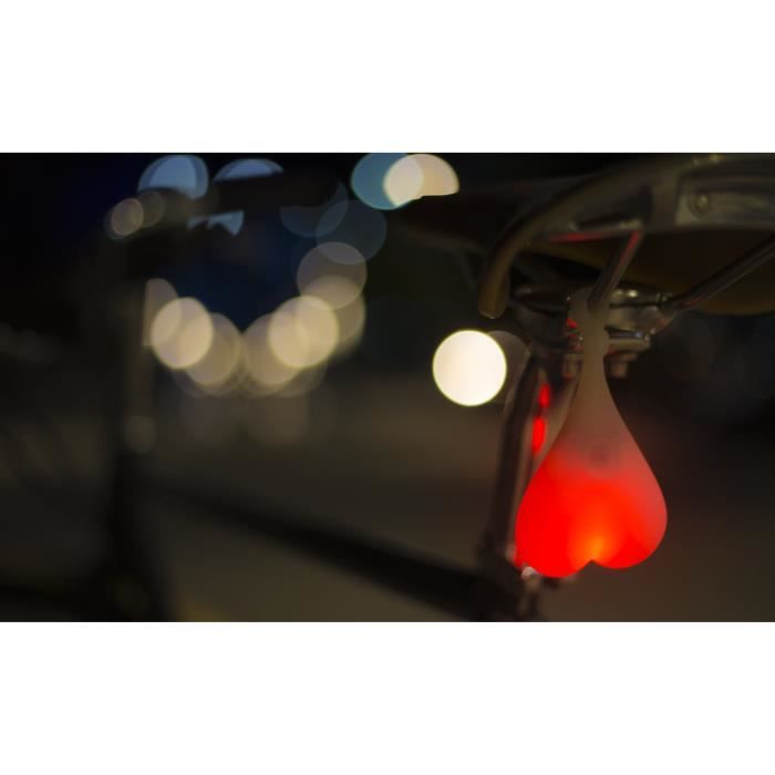 Feu Arrière LED Rechargeable Pour Vélo/scooter - Étanche, Modes Multiples, Fixation Silicone