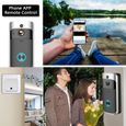 Smart HD 1080P Interphone vidéo sans fil WI-FI Portier Vidéo Portier Visuel Cloche WIFI Caméra de Sonnette pour Appartements IR Al-3