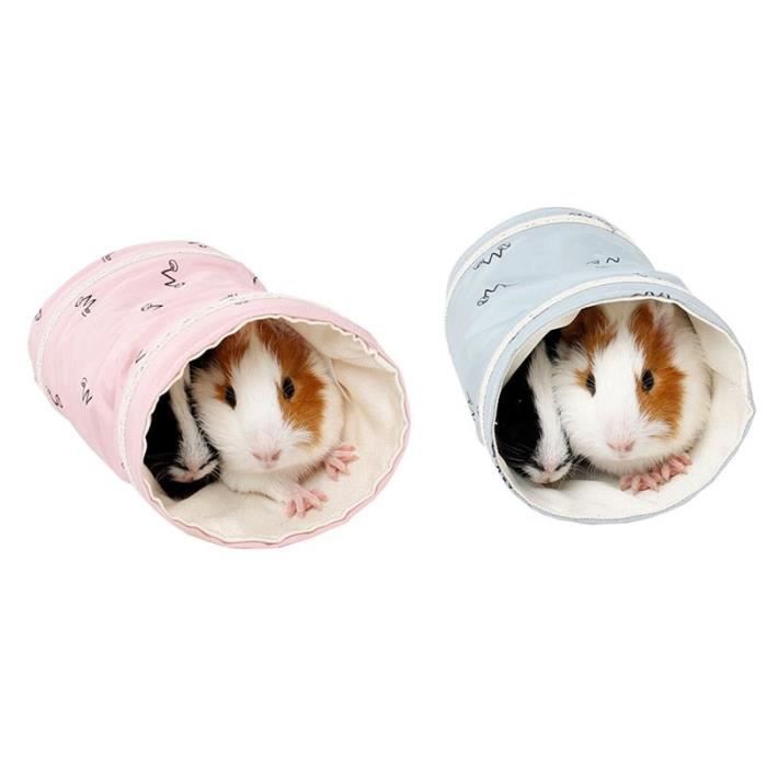 Petit Hamster Pour Animaux De Compagnie Tunnel Coton Hiver Channel Warm Obf