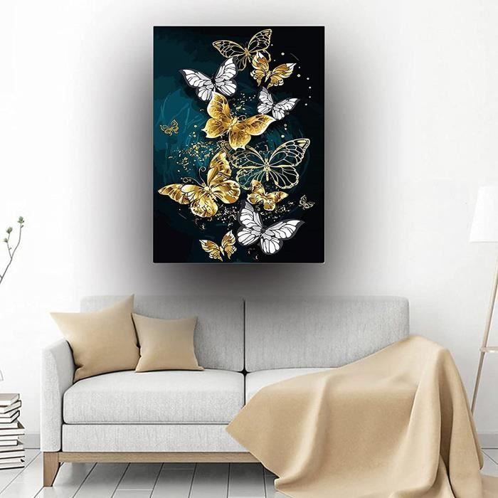 Cygne 5D Peinture Diamant Kit Complet, DIY Ensemble d'art en diamant de
