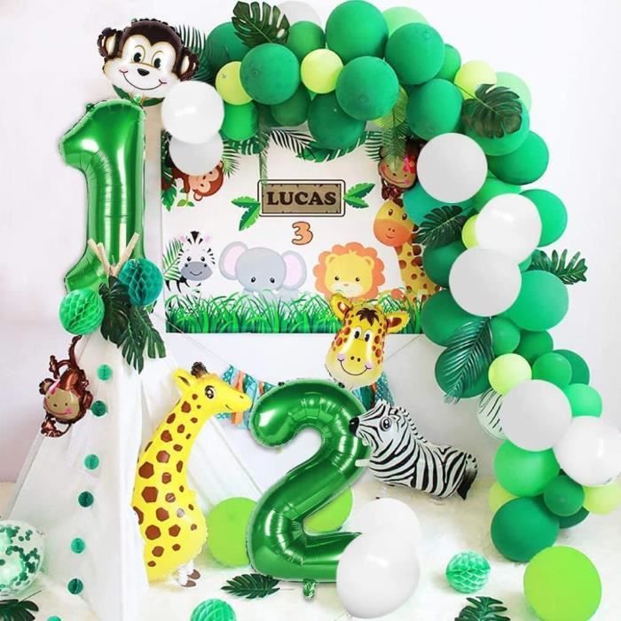 100 ballons vert pour fêtes anniversaire mariage baptême st valentin noël  40cm - Un grand marché