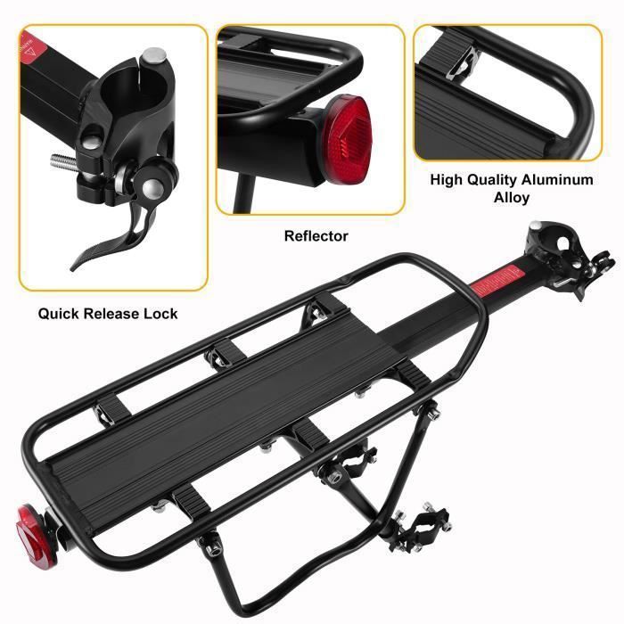 Porte-bagages Massi CM09 II - Charge maximale de 25 kg - Vélos de 26, 29&quot