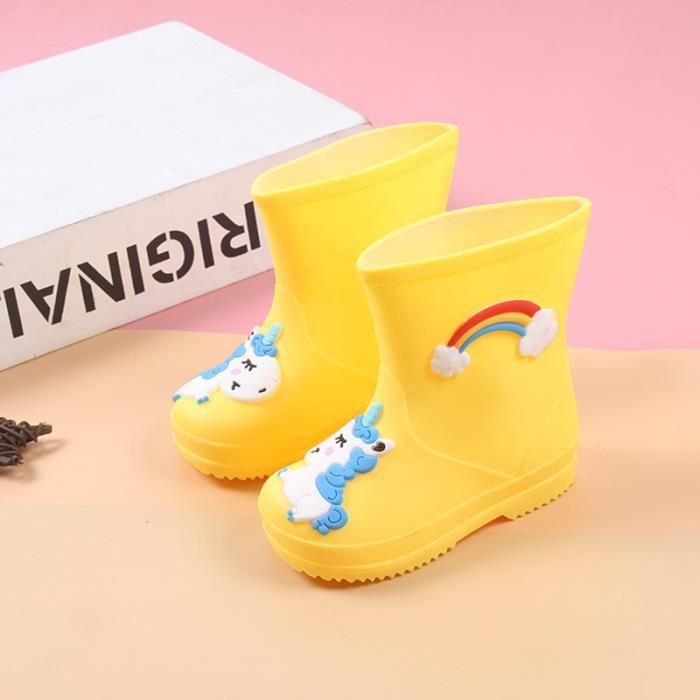 Yellow bottes filles sales