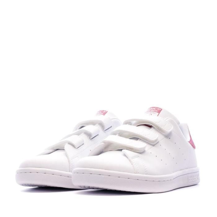 Deals Adidas Stan Smith Blanche Et Rouge Scratch Basket Adidas
