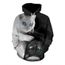 Gillbro Unisexe Realiste 3d Chats Impression Galaxie Pull A Capuche Sweat Shirt Noir Cdiscount Pret A Porter
