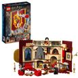LEGO® Harry Potter 76409 Le Blason de la Maison Gryffondor, Jouet avec 3 Minifigurines, Château de Poudlard-0