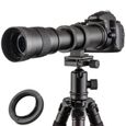 420-800mm f/8.3-16 Super Téléobjectif Zoom Objectif pour Canon EOS 20D 30D 700D 1100D 1200D et plus DSLR-0