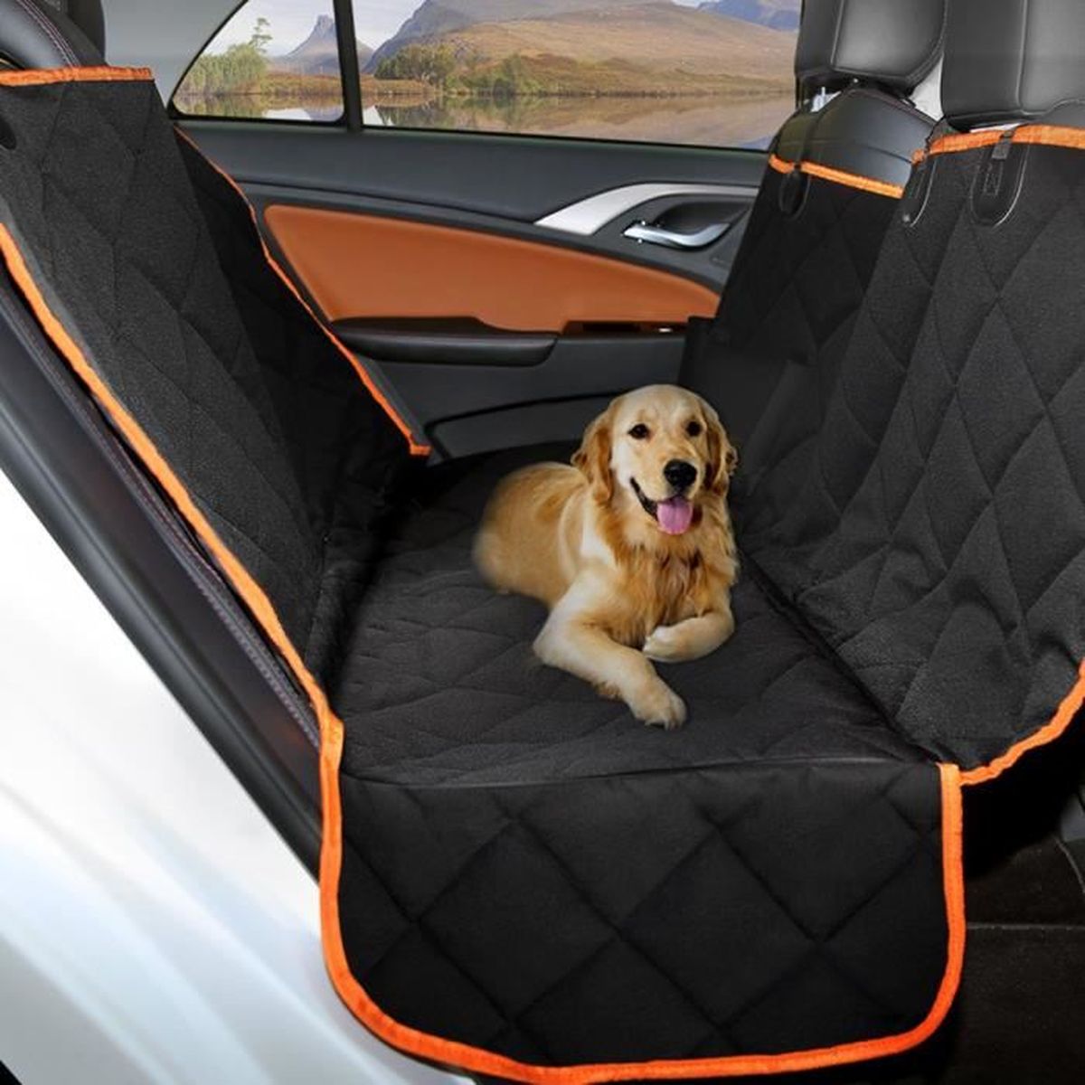 Noir Siege Auto Pour Chien Housse De Siege Pour Chien Impermeable Housse De Siege Avant Pour Voiture Securite Pour Chiens Housse Protection Siege