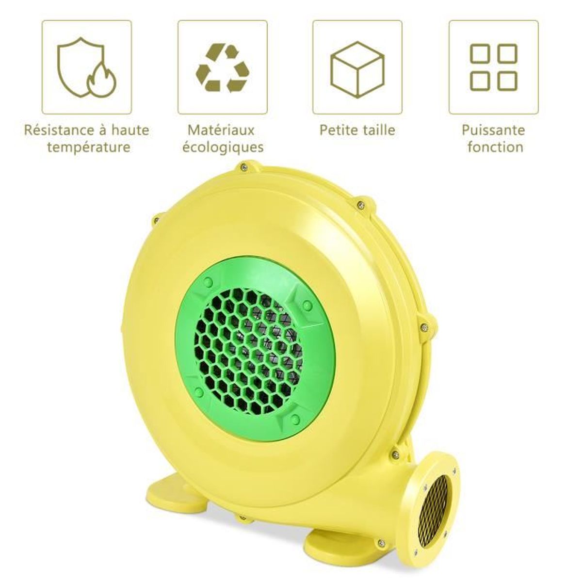Min Ventilateur Gonflable Pompe Gonflable de Ventilateur d/’Air Souffleur 250W Soufflerie Gonflable Vitesse 2800r