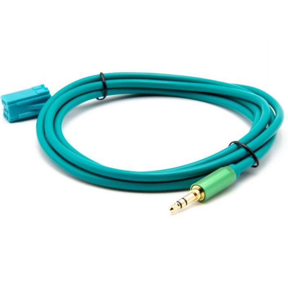 Cable auxiliaire aux 3.5mm prise audio autoradio MP3 pour RENAULT CLIO MEGANE 2 
