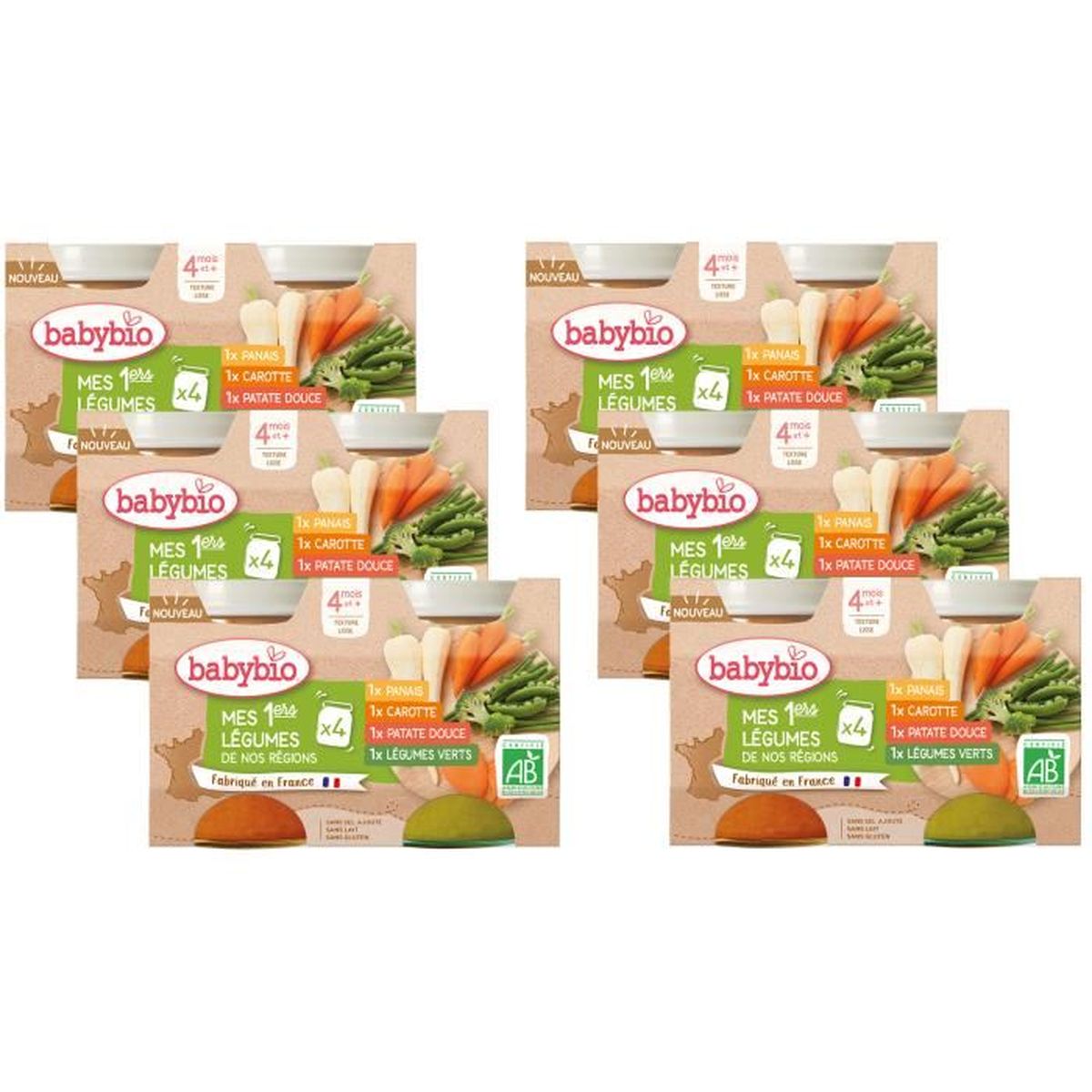 Babybio Risotto Poireau du Centre-Val de Loire Saumon - 2x200g