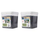 MULTITANKS Seau de graines de tournesol noir 2 kgs pour oiseau de la nature - Lot de 2-