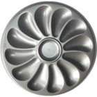 BG PLATEAU A HUITRE 9 EMPREINTES GRISPVC ASSIETTE DE FETE