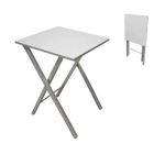 HOME DECOR Table pliante, 48 cm, gris