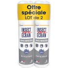 INSECTECRAN Insect Ecran Zones infestées Spray Répulsif Peau anti-moustiques 2 x 100 ml